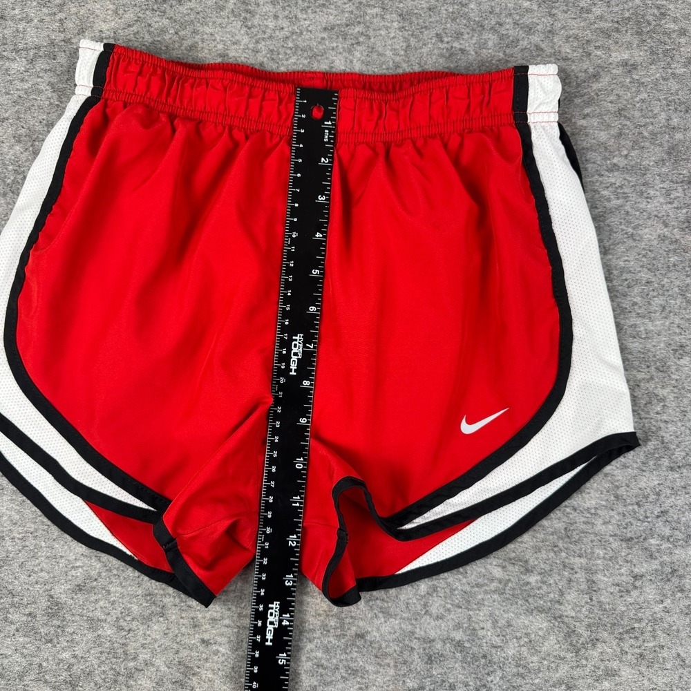 Nike Dri Fit Tempo Running Shorts 3" Lined Polyester Red Womens Small S - Picture 11 of 13